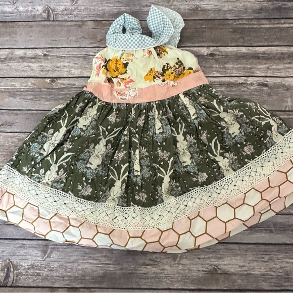 Matilda Jane Other - Matilda Jane platinum bunny tunic dress